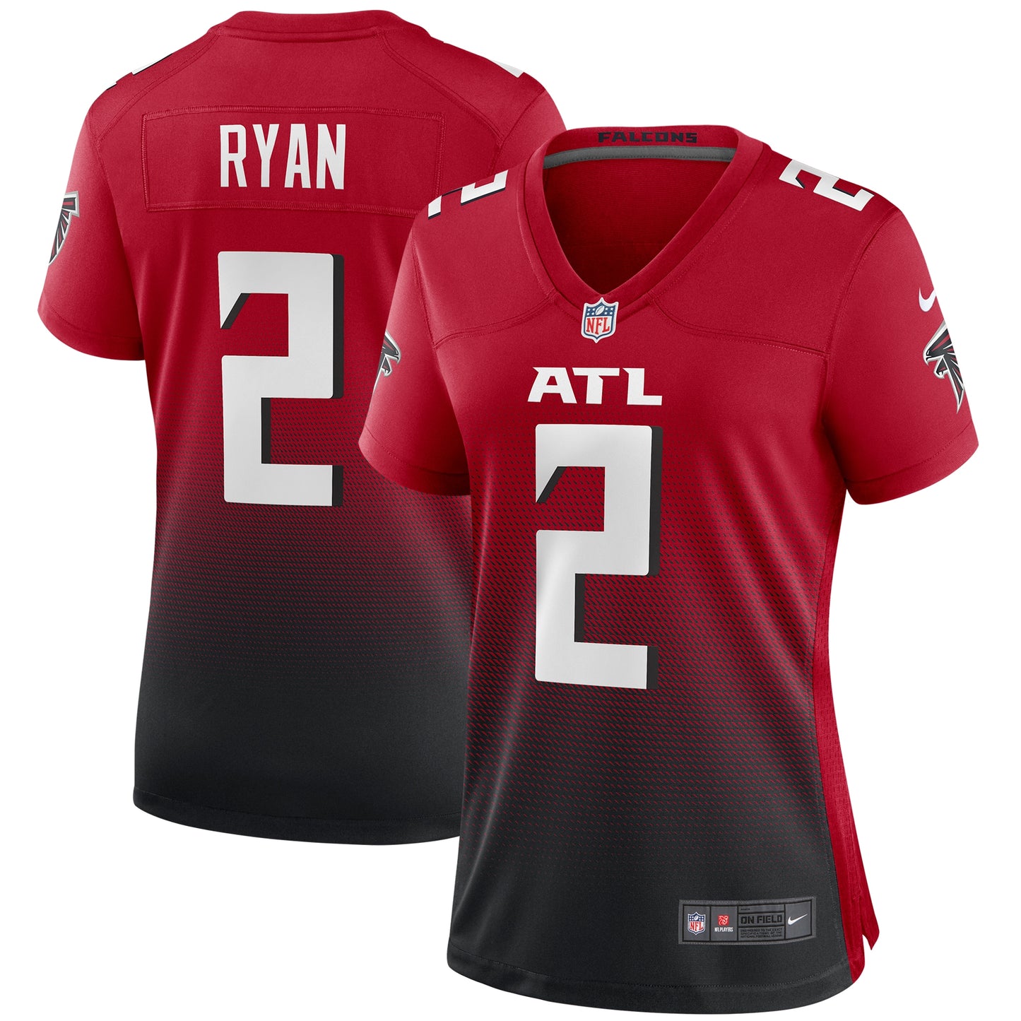 Matt Ryan Atlanta Falcons Nike Women's 2nd Alternate Game Jersey - Red