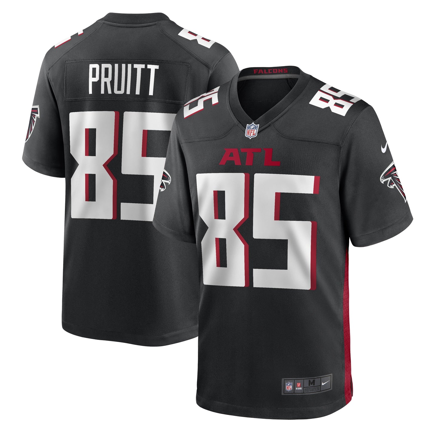 MyCole Pruitt Atlanta Falcons Nike Game Player Jersey - Black
