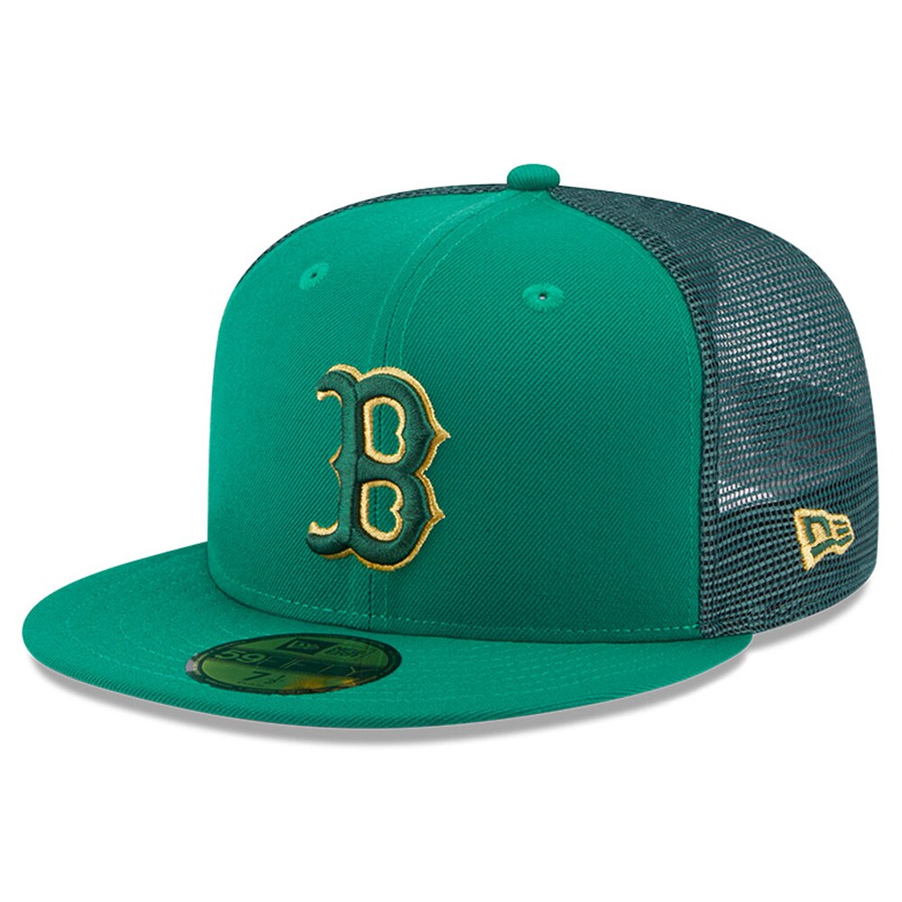 Boston Red Sox New Era 2023 St. Patrick's Day 59FIFTY Fitted Hat - Kelly Green