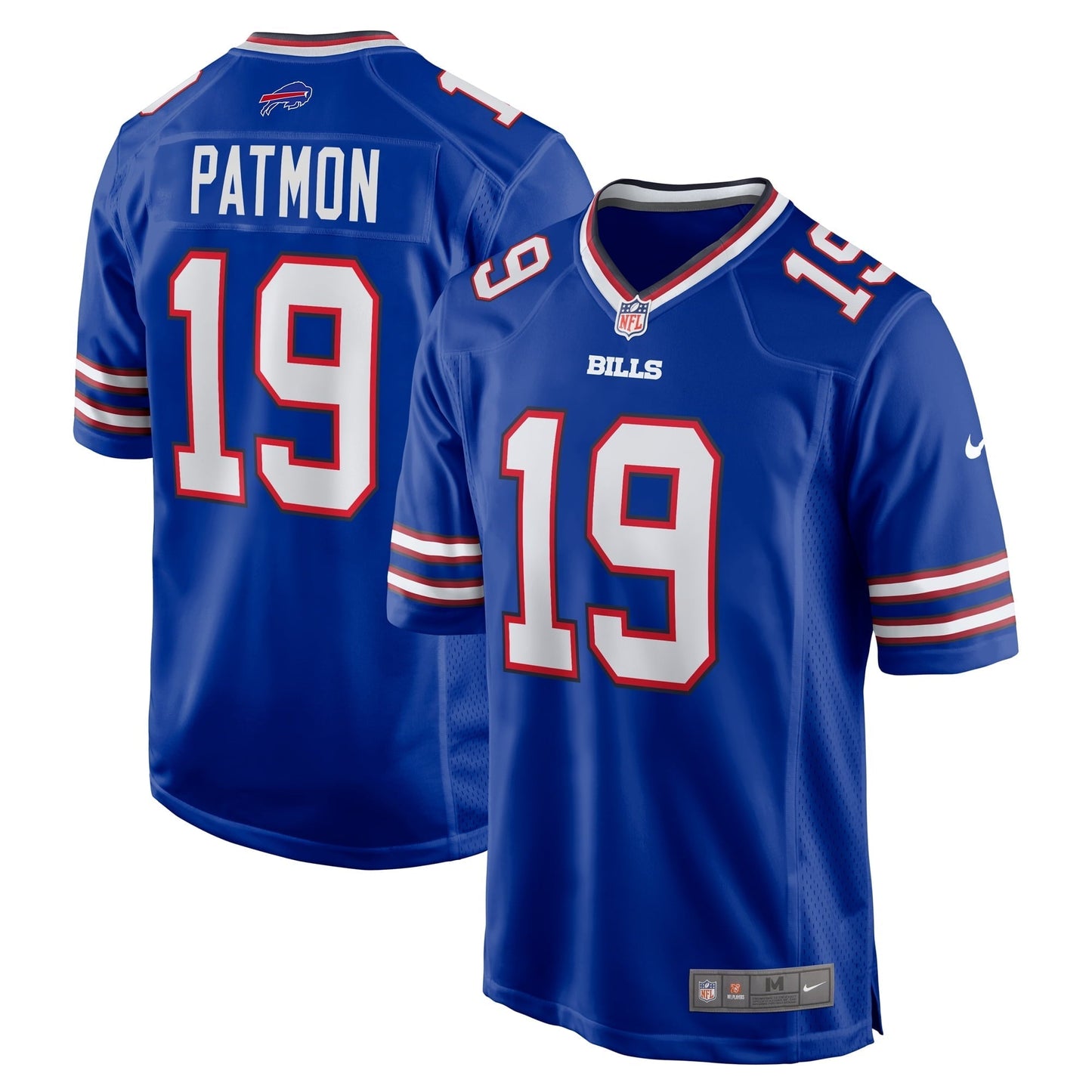 Men's Nike Dezmon Patmon Royal Buffalo Bills Game Player Jersey