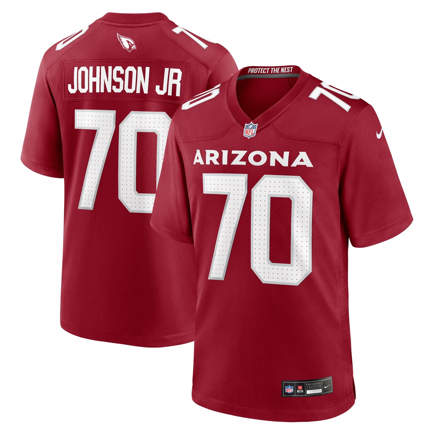 Paris Johnson Jr. Arizona Cardinals Nike 2023 NFL Draft First Round Pick Game Jersey - Cardinal